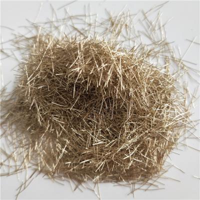 0,2 MM * 13 MM Micro fibre d’acier revêtu de cuivre Prix pour l’armature du béton