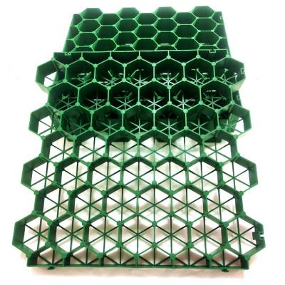 Grille de pavage d&#39;herbe recyclable en plastique HDPE Honeycomb