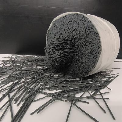 Fibre macro-ondulée en polypropylène PP pour béton