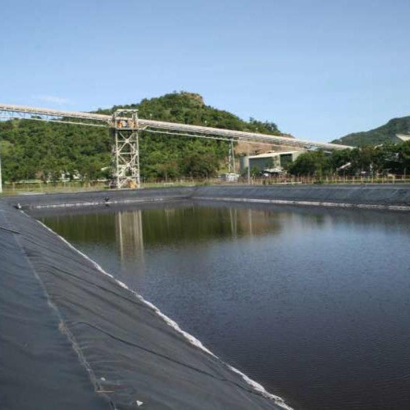 Install HDPE Geomembrane 1.0mm Thickness for Fish Pond 