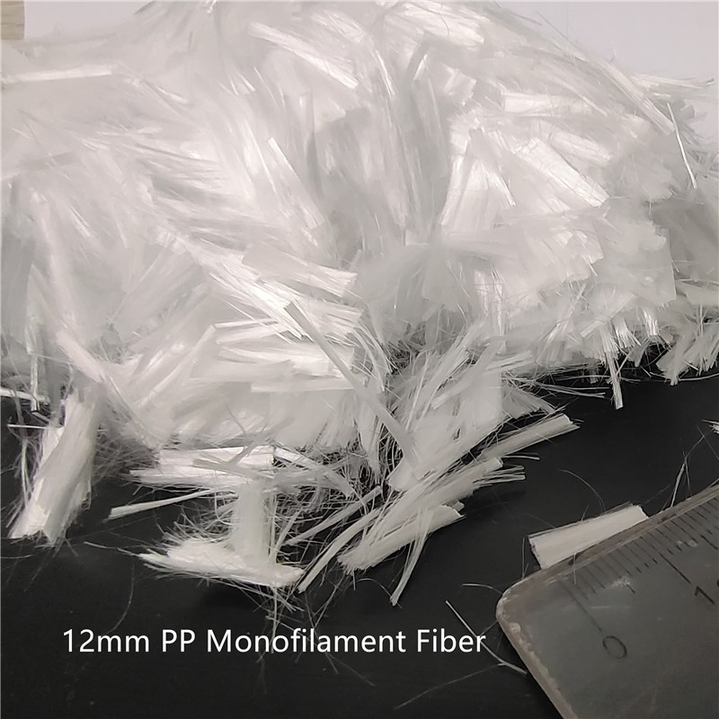 Fibre monofilament PP 12 mm en polypropylène pour béton.jpg Fibre monofilament PP 12 mm en polypropylène pour béton.jpg