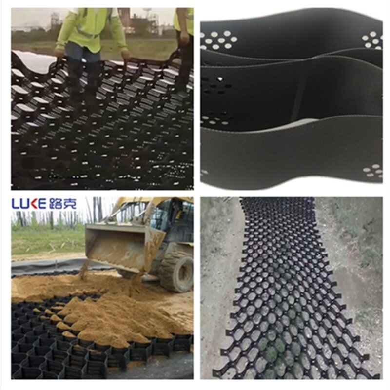 Protection de pente renforcée par géocellules HDPE haute résistance.jpg Protection de pente renforcée par géocellules HDPE haute résistance.jpg