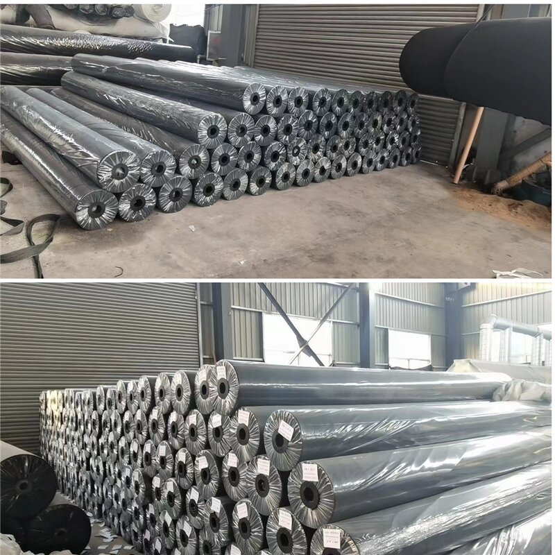 Géotextile perforé à l'aiguille en fibre PET PP.jpg Géotextile perforé à l'aiguille en fibre PET PP.jpg