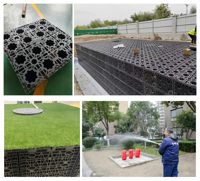 Module de collecte d'eau de pluie PP 800 mm * 800 mm.jpg