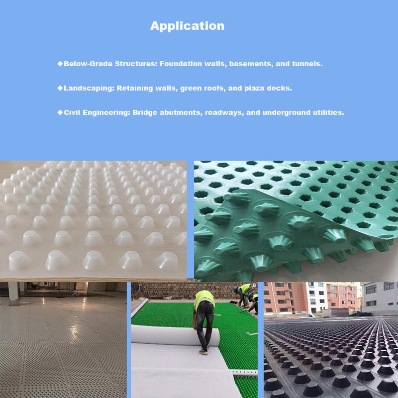 HDPE (PP) Board de drainage Application.jpg HDPE (PP) Board de drainage Application.jpg