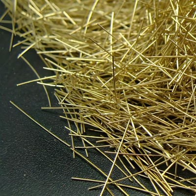 Fibre d'acier revêtue de cuivre.jpg Fibre d'acier revêtue de cuivre.jpg