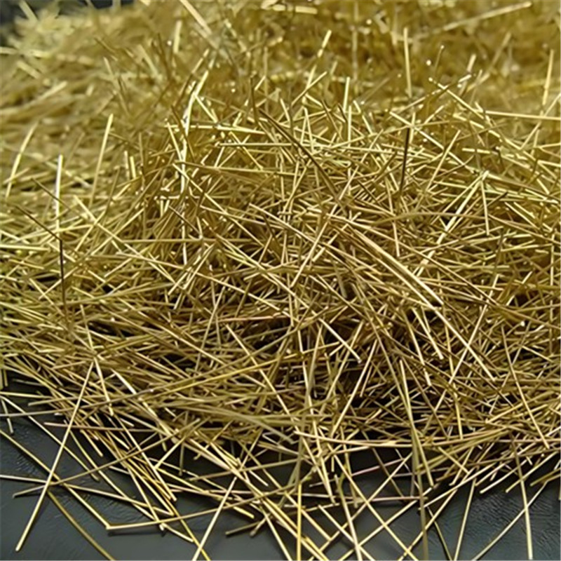 Fibre d'acier revêtue de cuivre.jpg Fibre d'acier revêtue de cuivre.jpg
