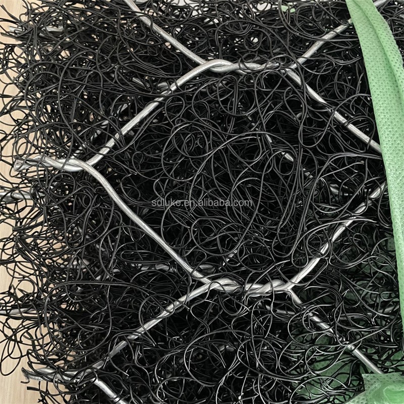Tapis de contrôle de l’érosion en géomat 3D renforcé par un treillis métallique en acier.jpg